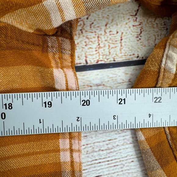 REI Women's Button Down Shirt - Mustard Plaid - Picture 5 of 6
